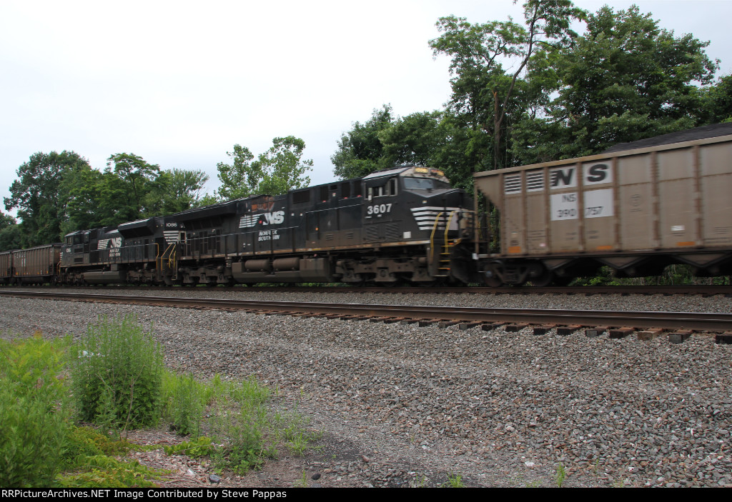 NS 3607 and 1086 as mid-train DPUs on 595